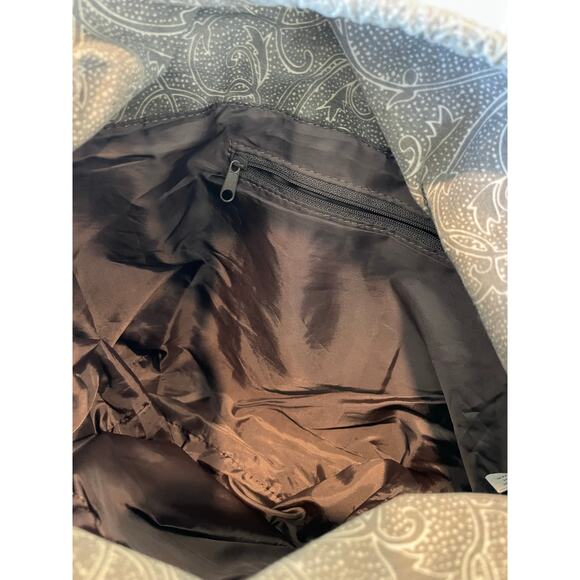 Eddie Bauer Midi Drawstring Brown Tote - Picture 11 of 11